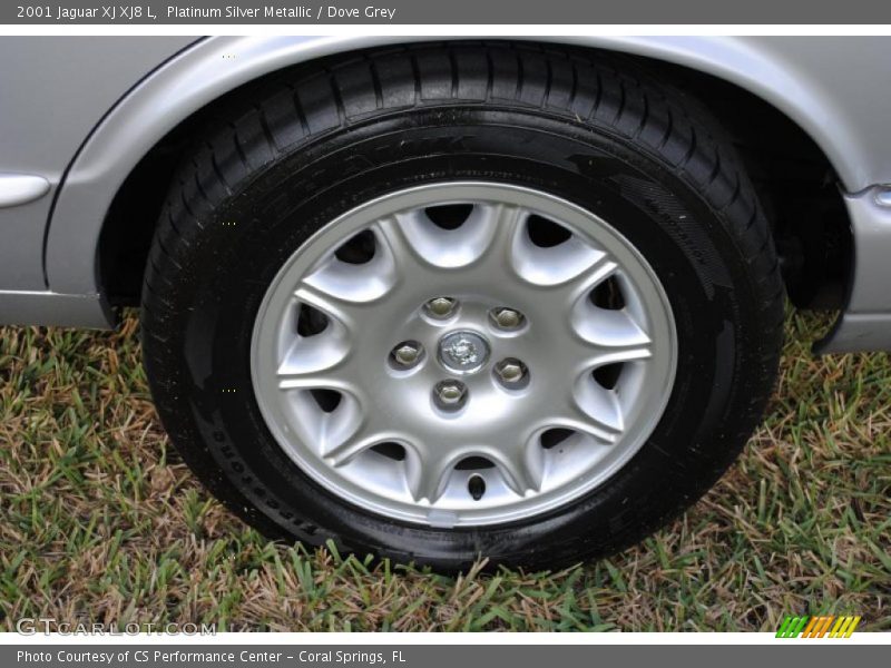 Platinum Silver Metallic / Dove Grey 2001 Jaguar XJ XJ8 L