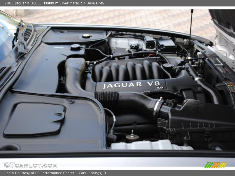 Platinum Silver Metallic / Dove Grey 2001 Jaguar XJ XJ8 L