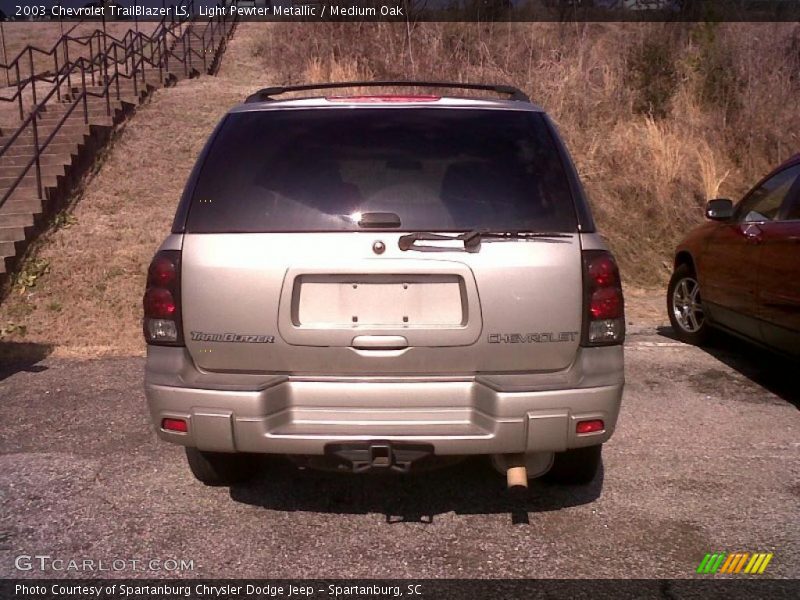 Light Pewter Metallic / Medium Oak 2003 Chevrolet TrailBlazer LS