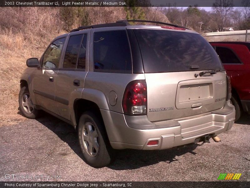 Light Pewter Metallic / Medium Oak 2003 Chevrolet TrailBlazer LS