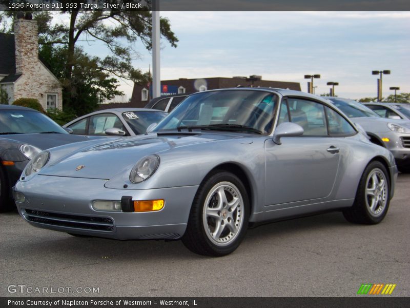 Silver / Black 1996 Porsche 911 993 Targa
