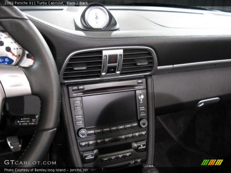 Black / Black 2009 Porsche 911 Turbo Cabriolet