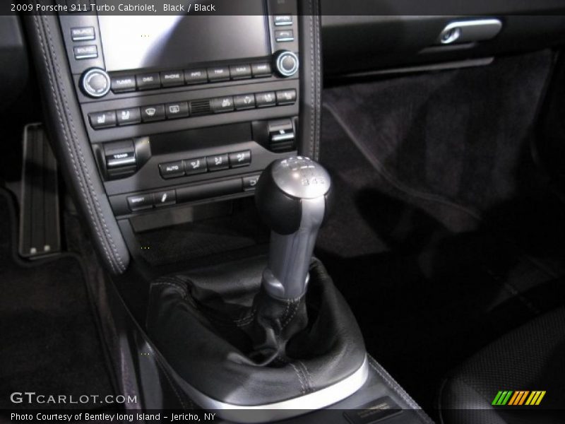 Black / Black 2009 Porsche 911 Turbo Cabriolet