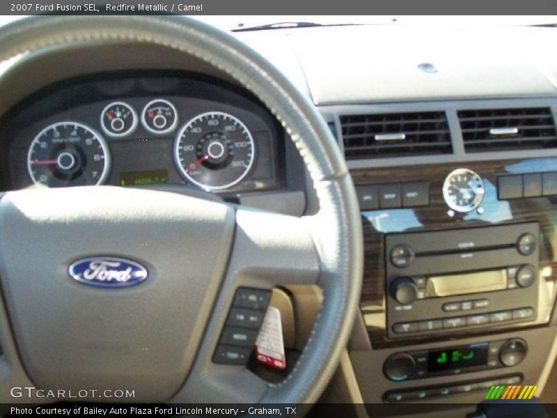 Redfire Metallic / Camel 2007 Ford Fusion SEL