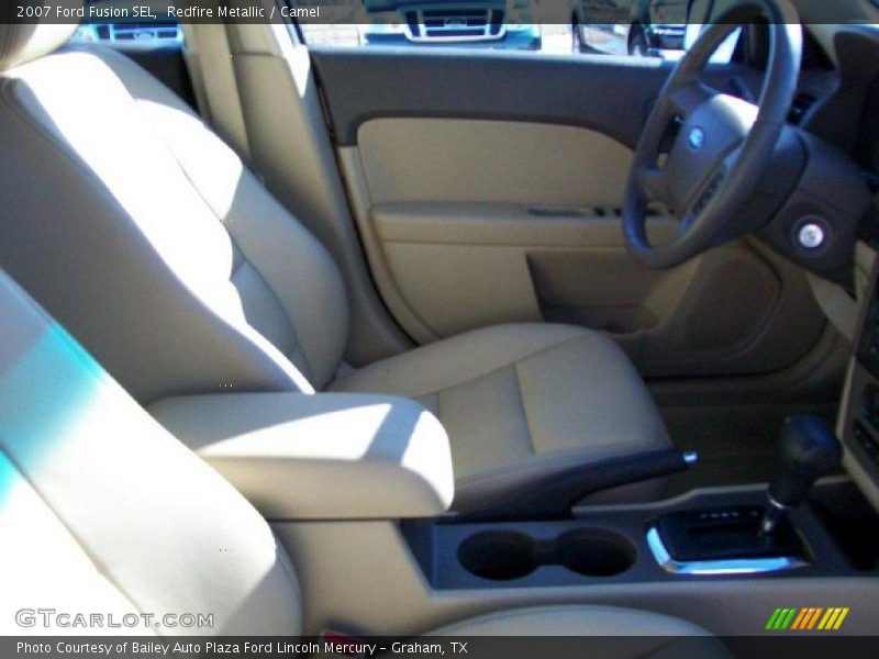 Redfire Metallic / Camel 2007 Ford Fusion SEL
