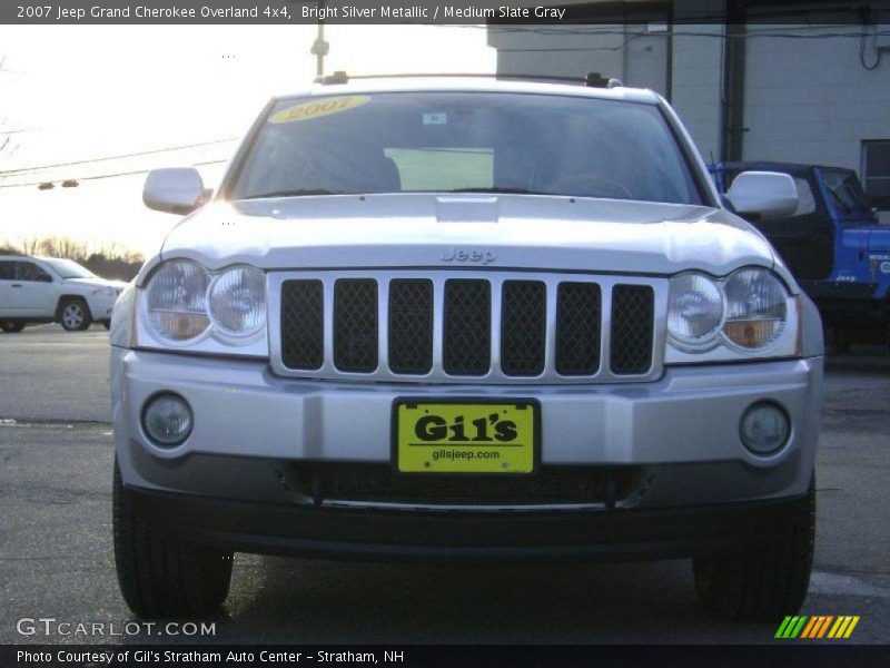 Bright Silver Metallic / Medium Slate Gray 2007 Jeep Grand Cherokee Overland 4x4