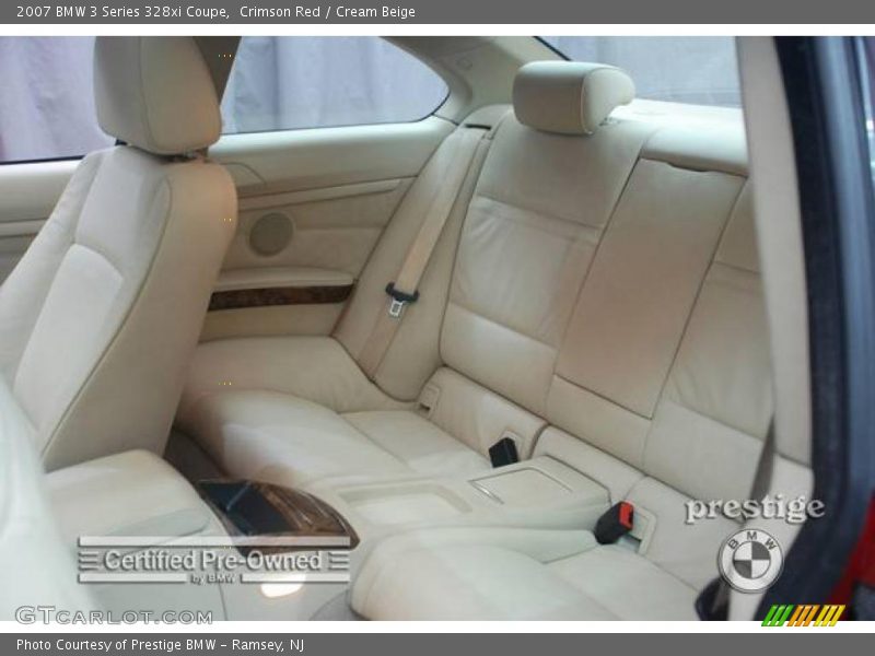 Crimson Red / Cream Beige 2007 BMW 3 Series 328xi Coupe