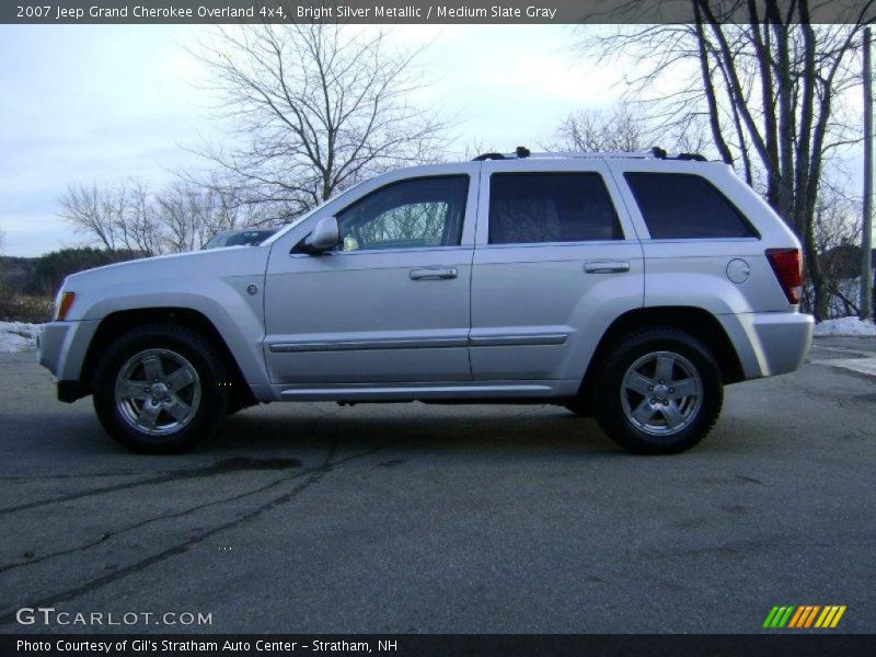 Bright Silver Metallic / Medium Slate Gray 2007 Jeep Grand Cherokee Overland 4x4