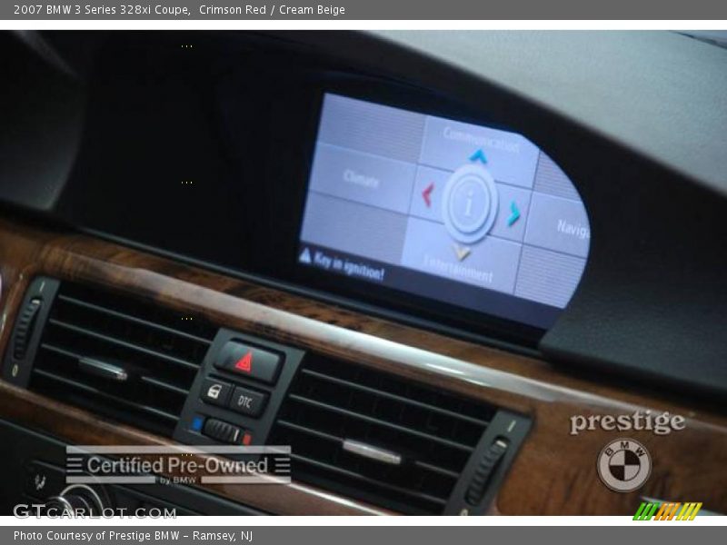 Crimson Red / Cream Beige 2007 BMW 3 Series 328xi Coupe