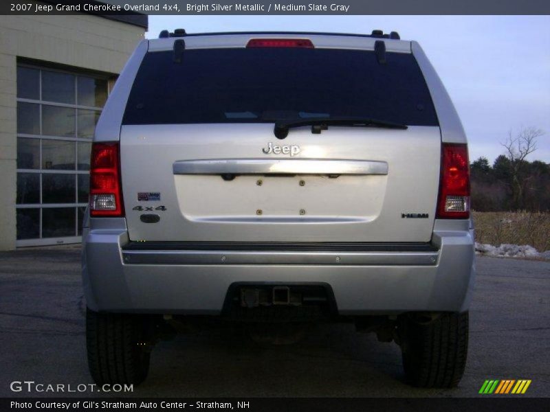 Bright Silver Metallic / Medium Slate Gray 2007 Jeep Grand Cherokee Overland 4x4