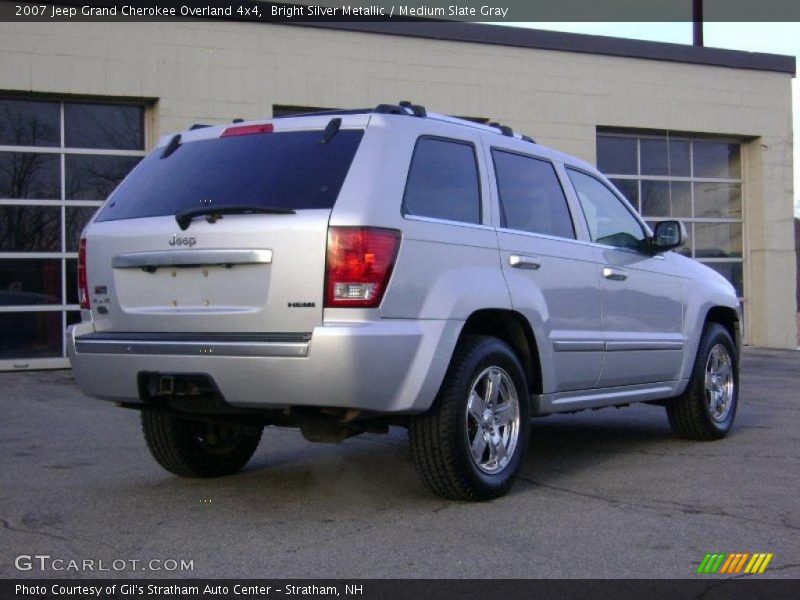 Bright Silver Metallic / Medium Slate Gray 2007 Jeep Grand Cherokee Overland 4x4