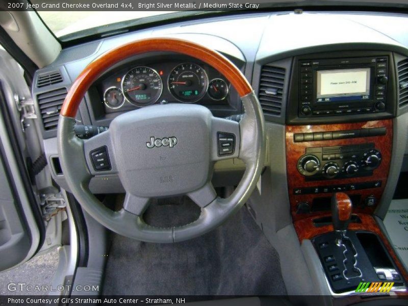 Bright Silver Metallic / Medium Slate Gray 2007 Jeep Grand Cherokee Overland 4x4