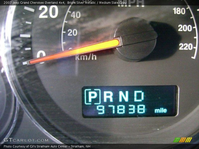 Bright Silver Metallic / Medium Slate Gray 2007 Jeep Grand Cherokee Overland 4x4