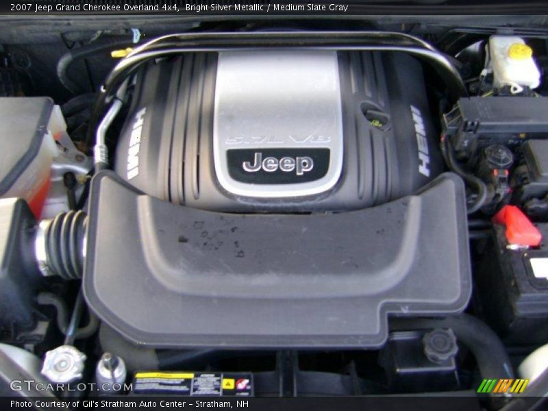 Bright Silver Metallic / Medium Slate Gray 2007 Jeep Grand Cherokee Overland 4x4