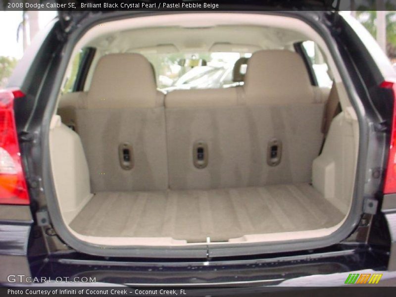 Brilliant Black Crystal Pearl / Pastel Pebble Beige 2008 Dodge Caliber SE