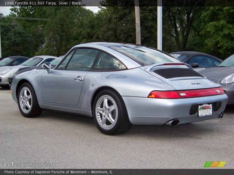 Silver / Black 1996 Porsche 911 993 Targa