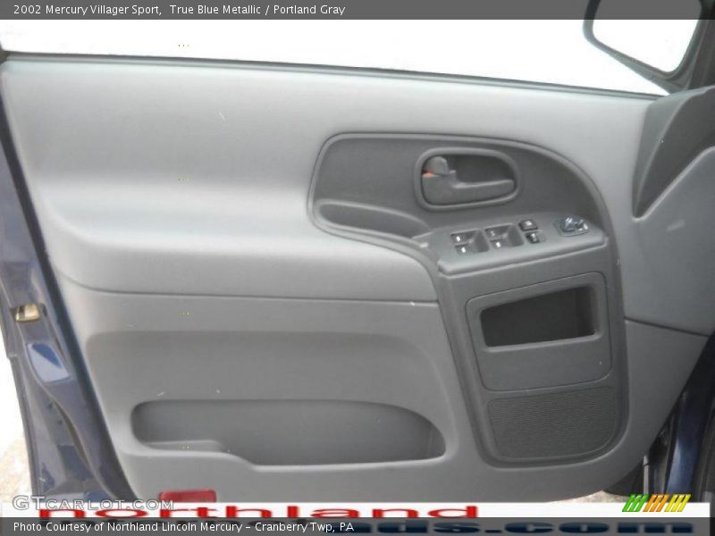 True Blue Metallic / Portland Gray 2002 Mercury Villager Sport