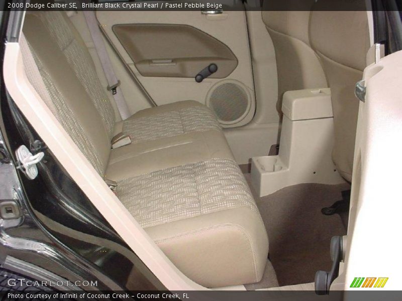 Brilliant Black Crystal Pearl / Pastel Pebble Beige 2008 Dodge Caliber SE