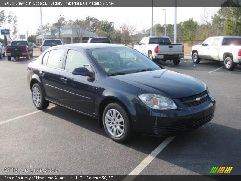 Imperial Blue Metallic / Gray 2010 Chevrolet Cobalt LT Sedan