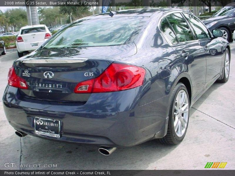 Blue Slate Metallic / Graphite 2008 Infiniti G 35 Sedan