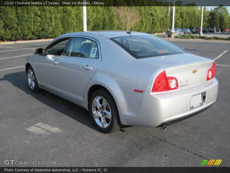 Silver Ice Metallic / Ebony 2010 Chevrolet Malibu LT Sedan