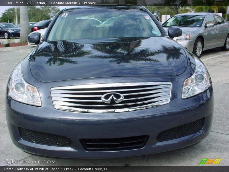 Blue Slate Metallic / Graphite 2008 Infiniti G 35 Sedan
