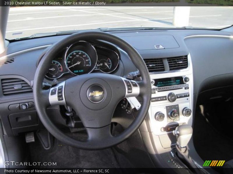 Silver Ice Metallic / Ebony 2010 Chevrolet Malibu LT Sedan