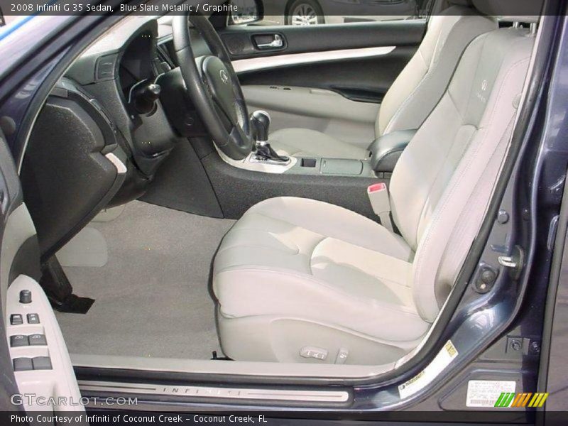 Blue Slate Metallic / Graphite 2008 Infiniti G 35 Sedan