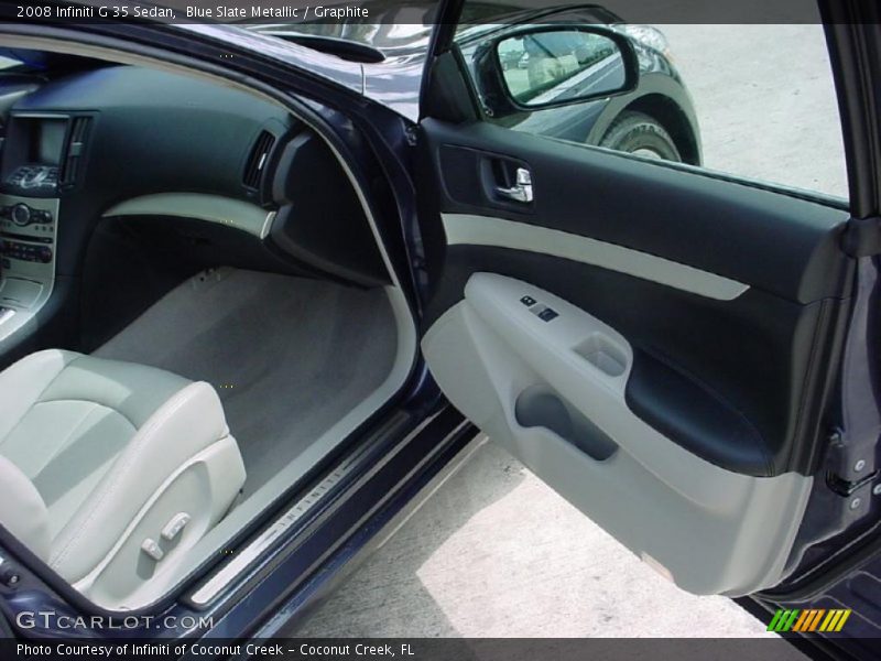 Blue Slate Metallic / Graphite 2008 Infiniti G 35 Sedan
