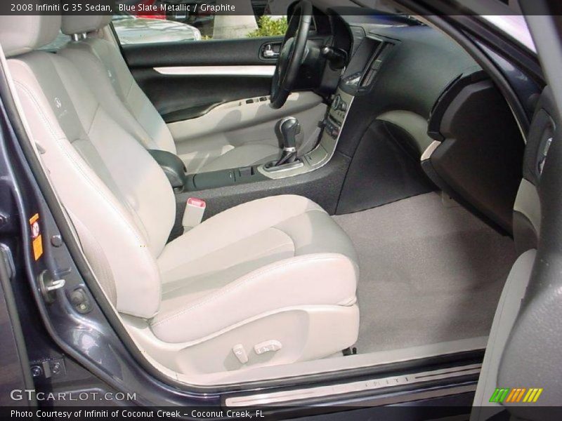 Blue Slate Metallic / Graphite 2008 Infiniti G 35 Sedan