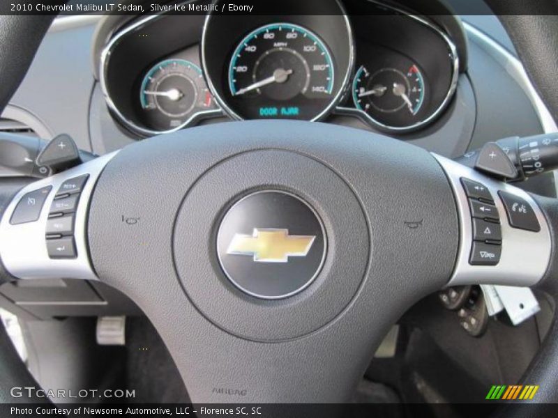 Silver Ice Metallic / Ebony 2010 Chevrolet Malibu LT Sedan