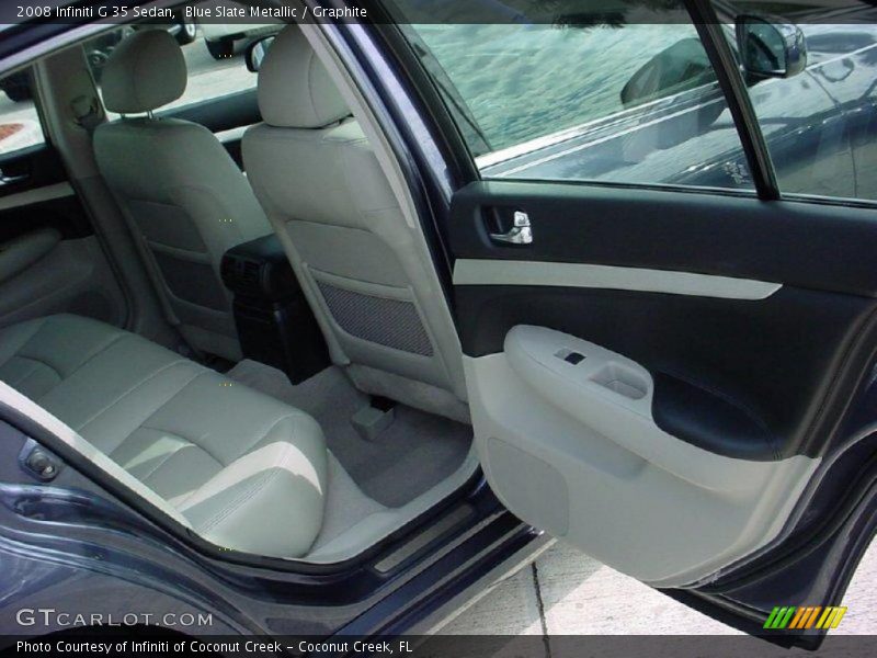 Blue Slate Metallic / Graphite 2008 Infiniti G 35 Sedan