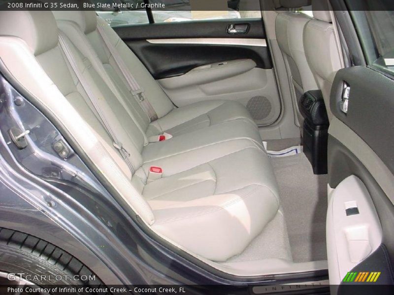 Blue Slate Metallic / Graphite 2008 Infiniti G 35 Sedan