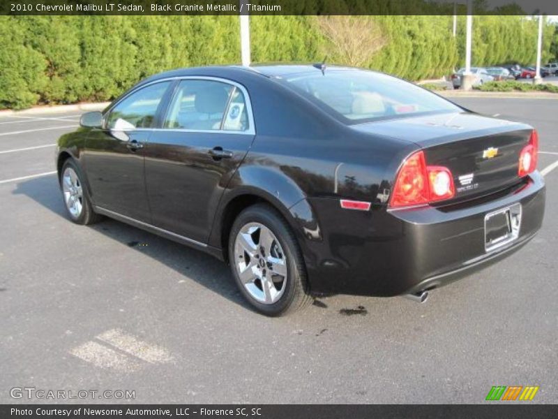 Black Granite Metallic / Titanium 2010 Chevrolet Malibu LT Sedan