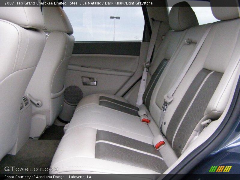 Steel Blue Metallic / Dark Khaki/Light Graystone 2007 Jeep Grand Cherokee Limited