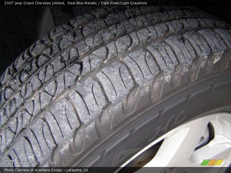 Steel Blue Metallic / Dark Khaki/Light Graystone 2007 Jeep Grand Cherokee Limited