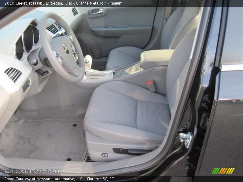 Black Granite Metallic / Titanium 2010 Chevrolet Malibu LT Sedan