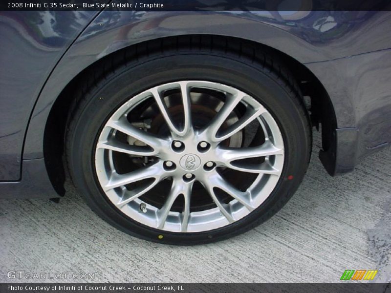 Blue Slate Metallic / Graphite 2008 Infiniti G 35 Sedan