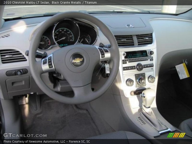 Black Granite Metallic / Titanium 2010 Chevrolet Malibu LT Sedan
