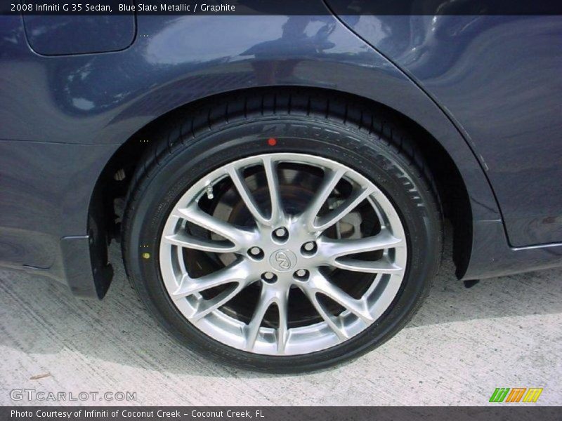Blue Slate Metallic / Graphite 2008 Infiniti G 35 Sedan