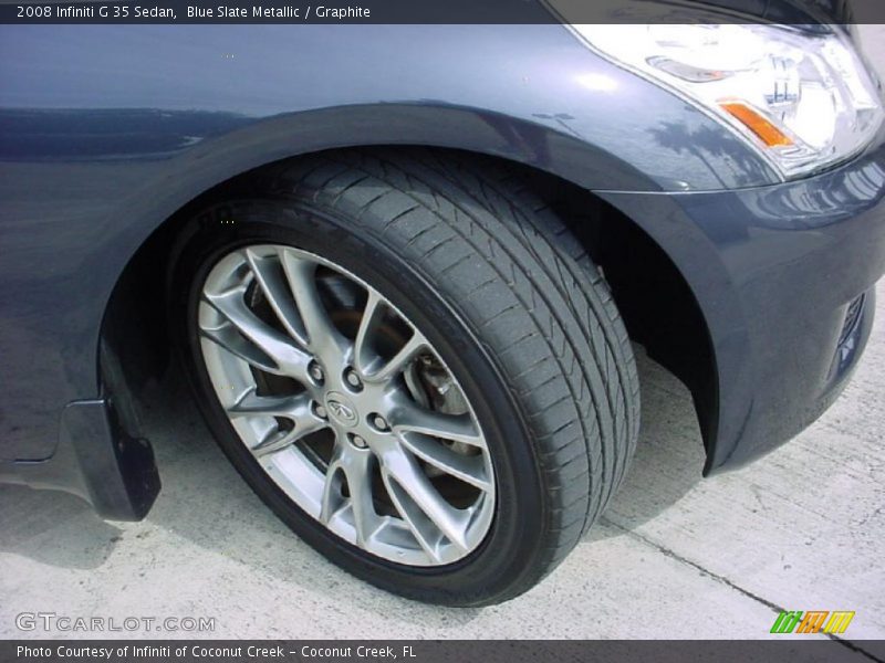 Blue Slate Metallic / Graphite 2008 Infiniti G 35 Sedan