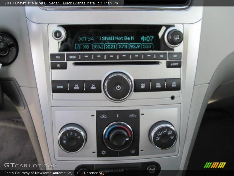 Black Granite Metallic / Titanium 2010 Chevrolet Malibu LT Sedan