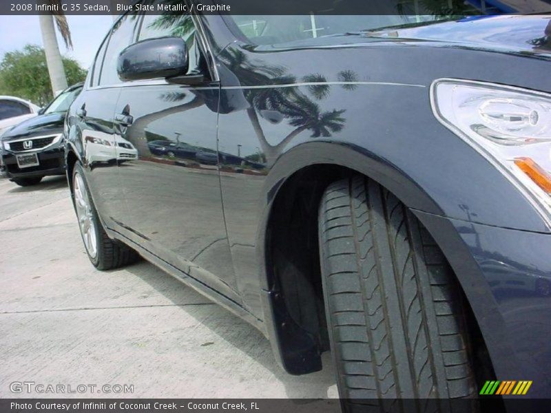 Blue Slate Metallic / Graphite 2008 Infiniti G 35 Sedan