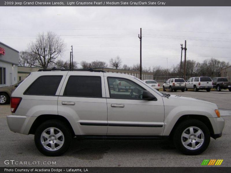 Light Graystone Pearl / Medium Slate Gray/Dark Slate Gray 2009 Jeep Grand Cherokee Laredo
