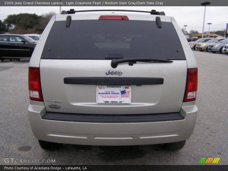 Light Graystone Pearl / Medium Slate Gray/Dark Slate Gray 2009 Jeep Grand Cherokee Laredo