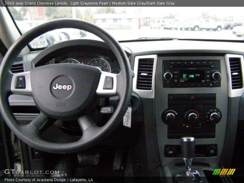 Light Graystone Pearl / Medium Slate Gray/Dark Slate Gray 2009 Jeep Grand Cherokee Laredo