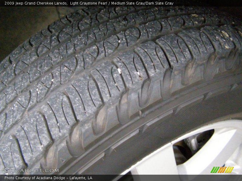 Light Graystone Pearl / Medium Slate Gray/Dark Slate Gray 2009 Jeep Grand Cherokee Laredo
