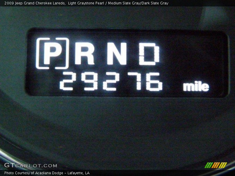 Light Graystone Pearl / Medium Slate Gray/Dark Slate Gray 2009 Jeep Grand Cherokee Laredo