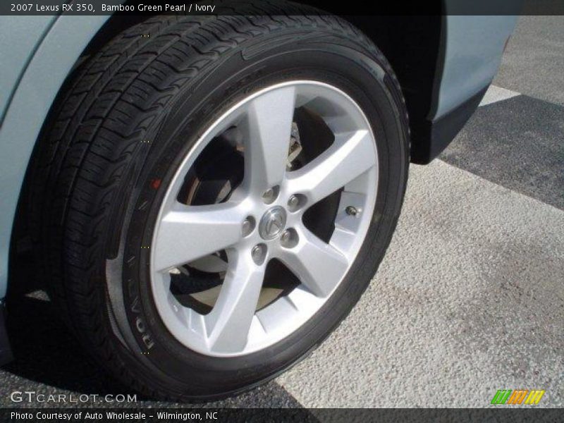 Bamboo Green Pearl / Ivory 2007 Lexus RX 350