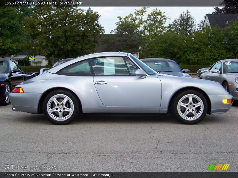 Silver / Black 1996 Porsche 911 993 Targa